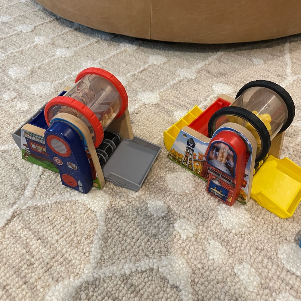 Thomas and friends train popcorn factory and wood chipper